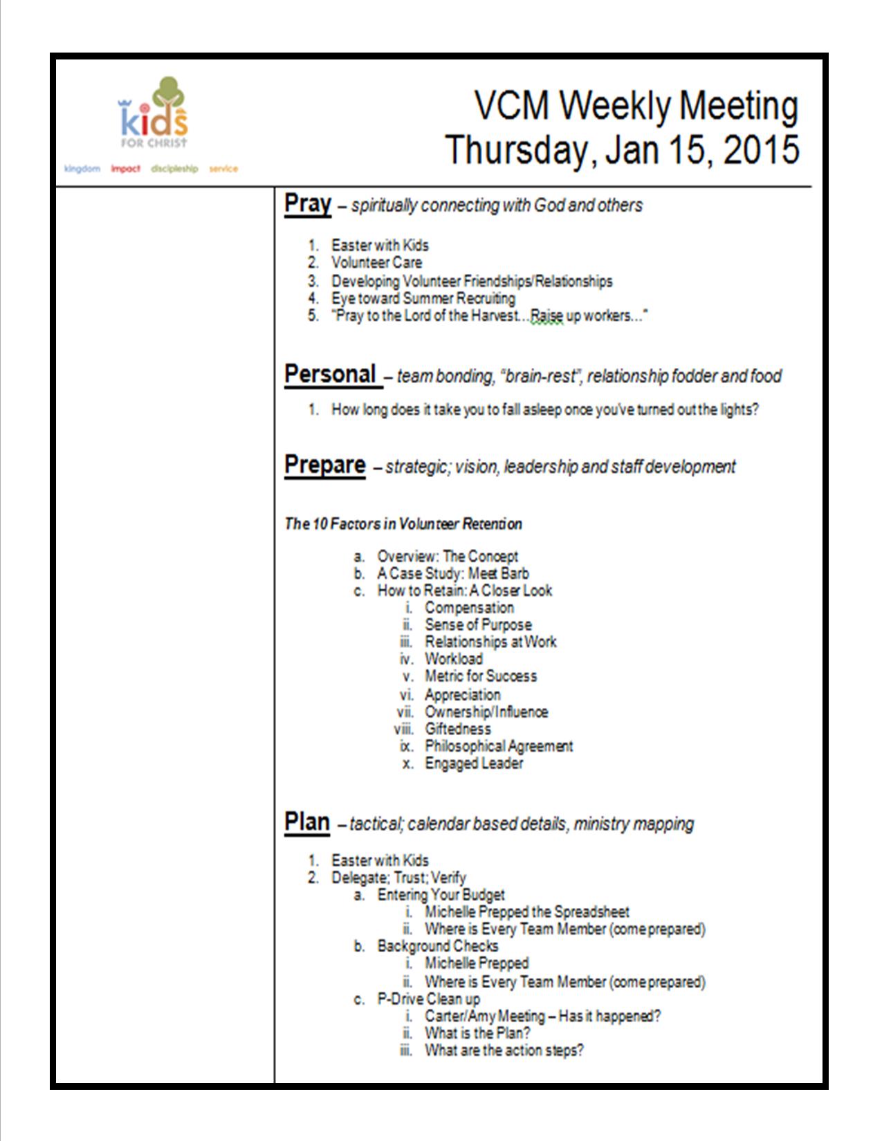 Construction Meeting Agenda Template from kidminscience.com