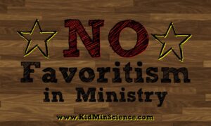 No favoritism in ministry